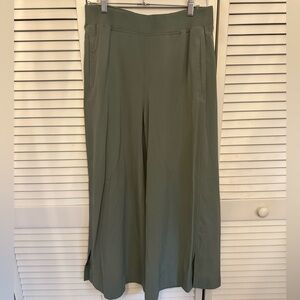 Green Lululemon Wide-Leg Pants